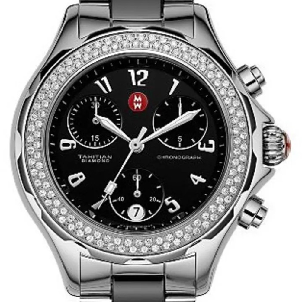 Gently used Michele Diamond Watch